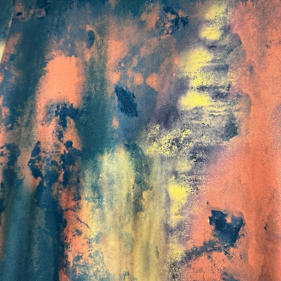 Shein Curve Multicolor Long Sleeve MIDI Dress - Picture 7 of 8